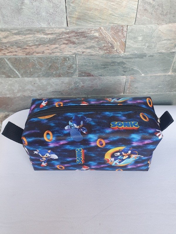 Producto - Cartuchera Rectangular Cordura Sonic Azul