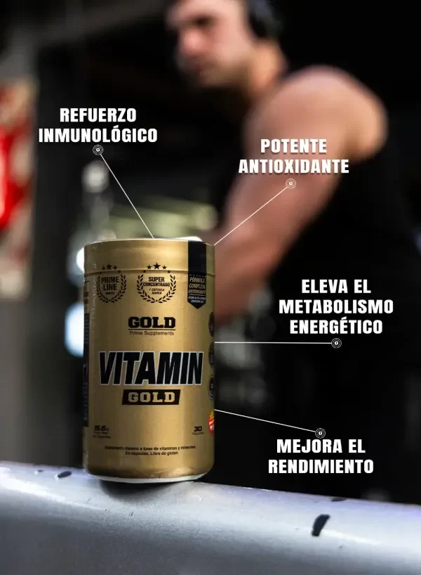 Producto - Gold Nutrition Vitamin Gold (30 caps) - 1