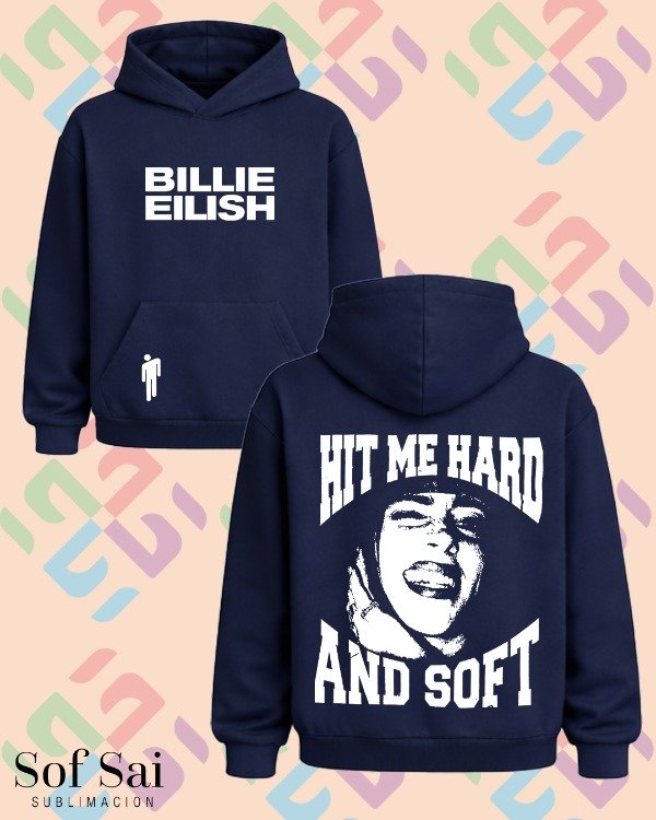 Buzo Billie azul cara