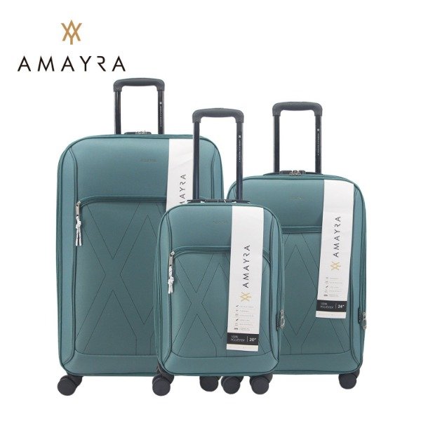 Producto - Carry on 20" Amayra tela verde 67-8007G2R