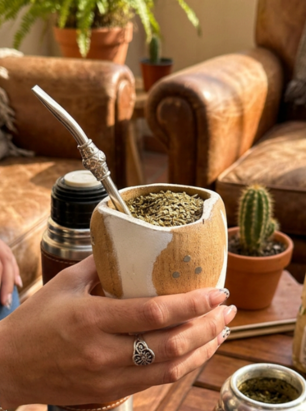 Producto - MATE RANCHERO MANCHAS BLANCAS - 1