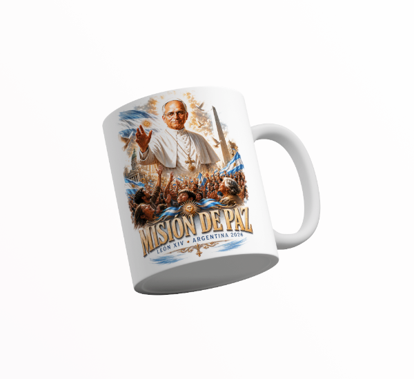Producto - Taza Personalizad Papa León XIV Argentina #12 - 5