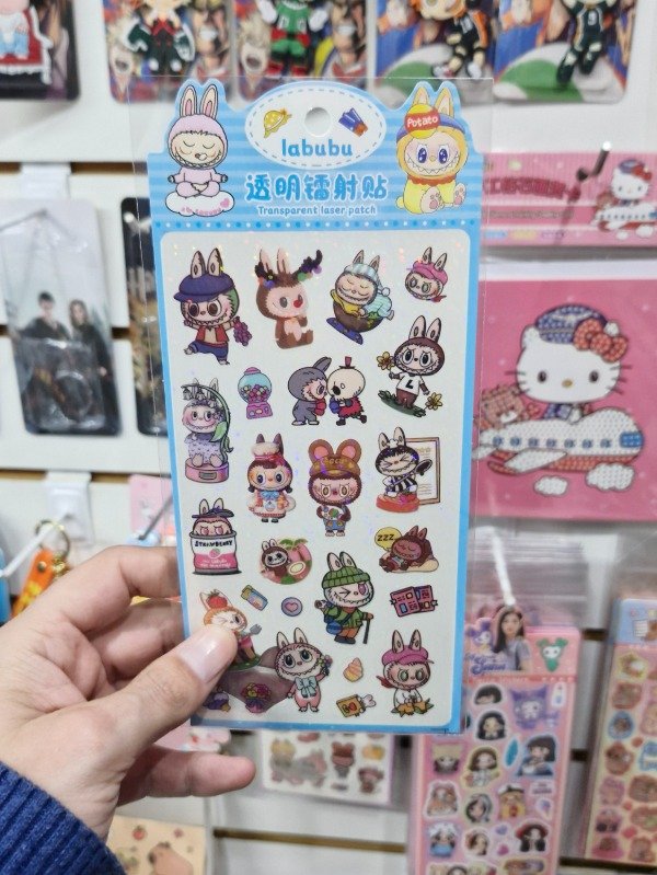 Producto - STICKERS - PLANCHA LABUBUS