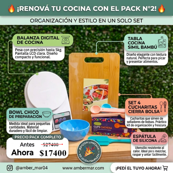 Producto - Pack N2 mas x menos