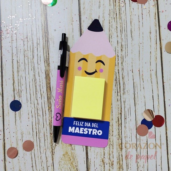 Producto - TARJETA Post it heladera Día del Maestro - 0