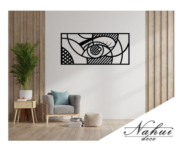 Producto - Cuadro Calado OJO GEOMETRICO (mod 027)