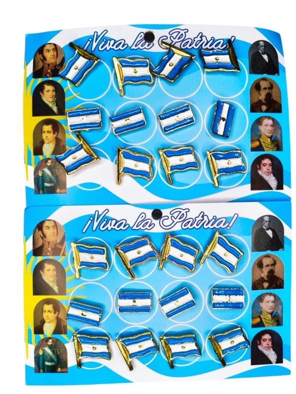 Producto - Escarapela metal x12u.