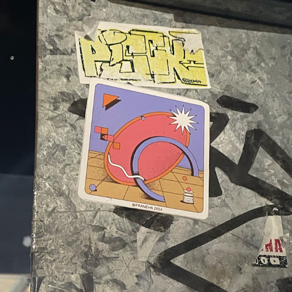 Producto - sticker ovalo - 1
