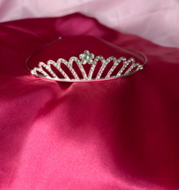 Producto - Coronas plateadas chicas flor