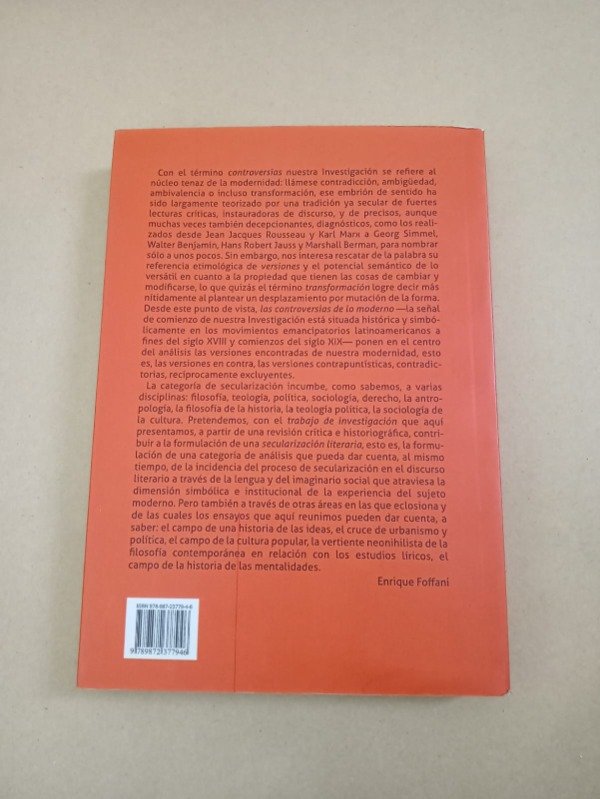 Producto - Controversias de lo moderno - Enrique Foffani - Katatay 2010 - 1