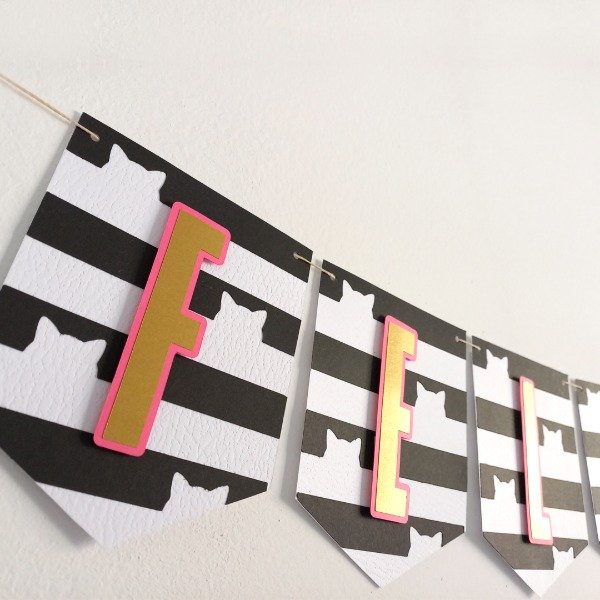 Producto - Banderín 3D Gaby y sus juguetes