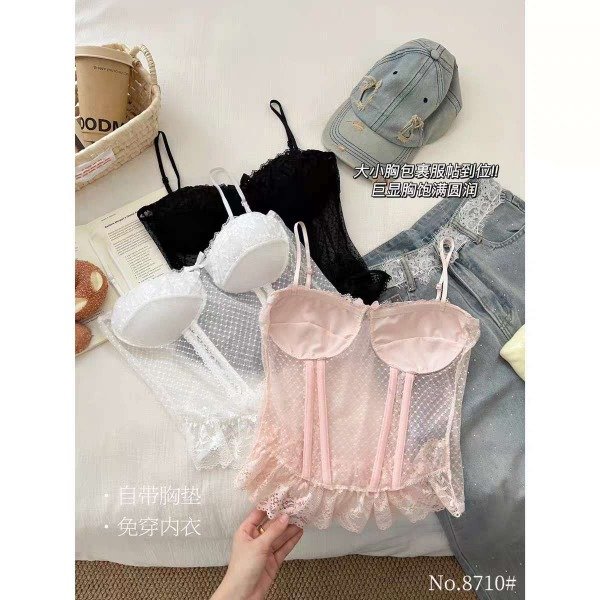 Producto - Top semi transparentr de puntitos - 5