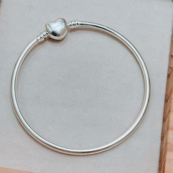 Producto - Pulsera Esclava Lisa Plata 925 Laminada - 1