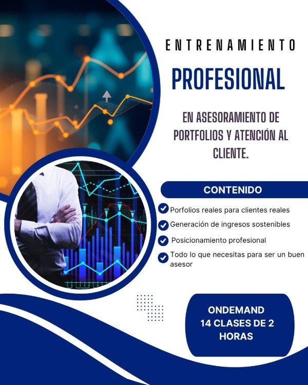Producto - Entrenamiento Profesional en Asesoramiento de Portafolios  /ONDEMAND