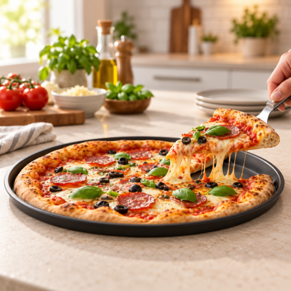Producto - PIZZERA BAJA 36 CM CON ANTIADHERENTE 36X1.5CM - 0