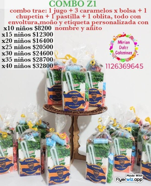 Producto - Combo boca junior 2 z1