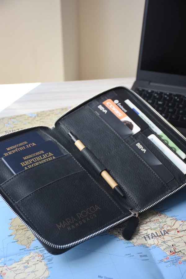 Producto - Organizador de viaje CUERO - 0