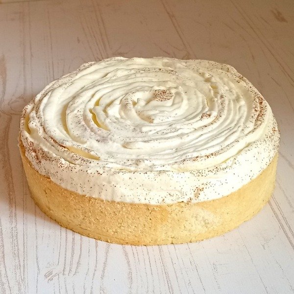 Producto - Tarta de bananas, crema y dulce