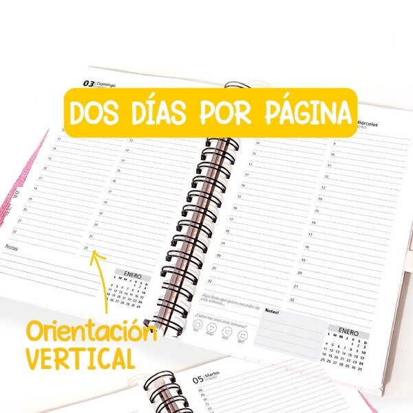 Producto - Agenda 2027 dos dias por pagina vertical - 0
