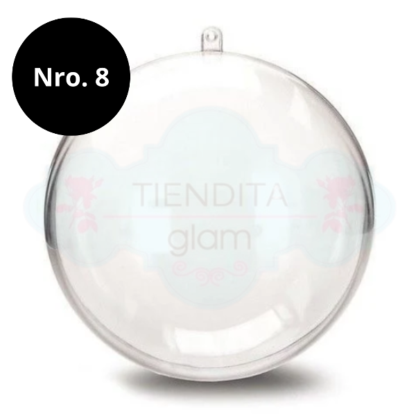 Producto - ESFERA ACRÍLICA ENCASTRABLE 8 CM - 0