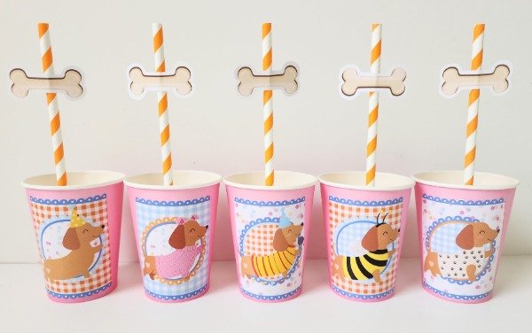 Producto - Perro Salchicha Vasos X 5 unidades - 1