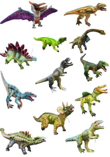 Producto - Dinosaurios de goma X-DINO cod 6903 (consultar modelos disponibles)