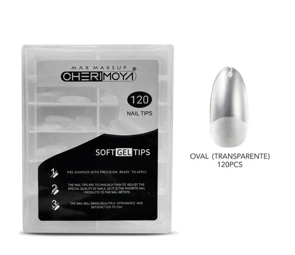 Producto - Tips soft gel prelimados oval