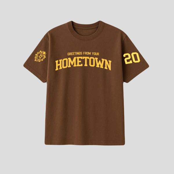 Remera hometown marrón