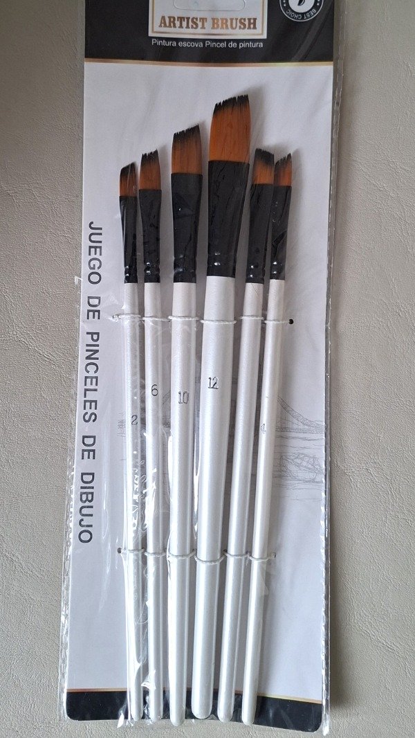 Producto - Pinceles artísticos x 6 u. - 0