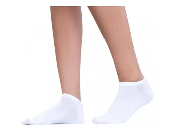 Producto - 2150.6 - Coa Coa - Soquetes Lisos Algodón Blancos
