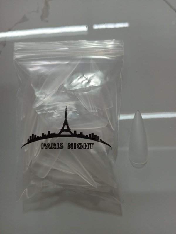 Producto - TIPS SOFT GEL PARIS NIGHT STILLETO 100unid PRELIMADAS