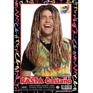 Producto - Peluca Rasta Castaño