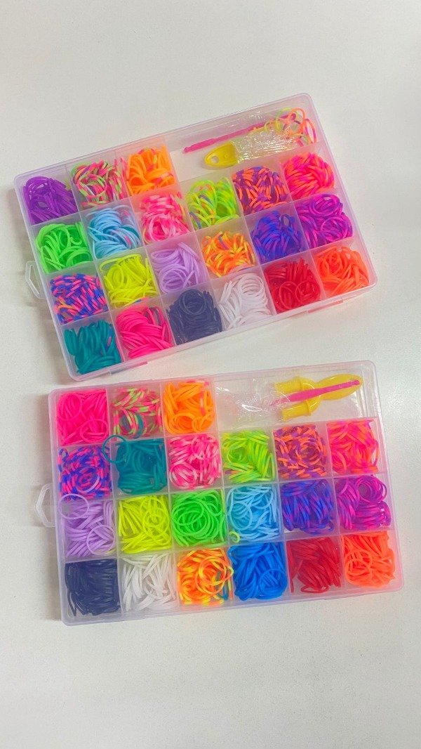 Producto - Caja con banditas elásticas x21 colores- Mo