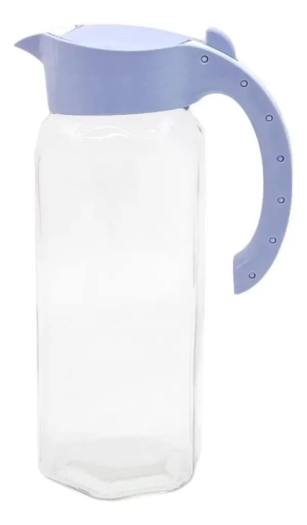 Producto - JARRA DE VIDRIO CON MANIJA PLASTICA Y PICO VERTEDOR 1.5LT 27CM - 6