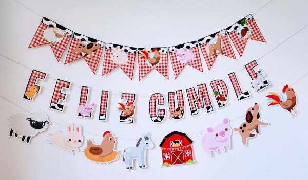 Producto - Animales de la Granja Cotillón Kit Cumpleaños Super Completo - 4
