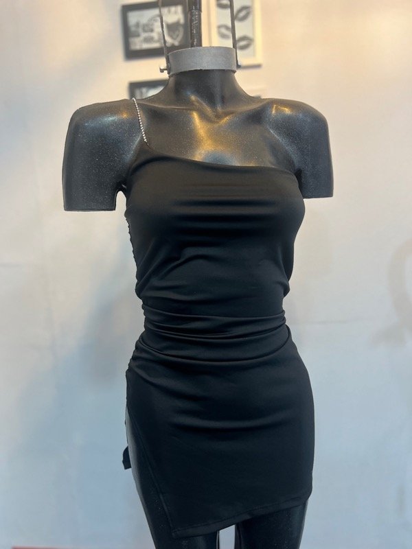 Producto - Vestido un hombro strass