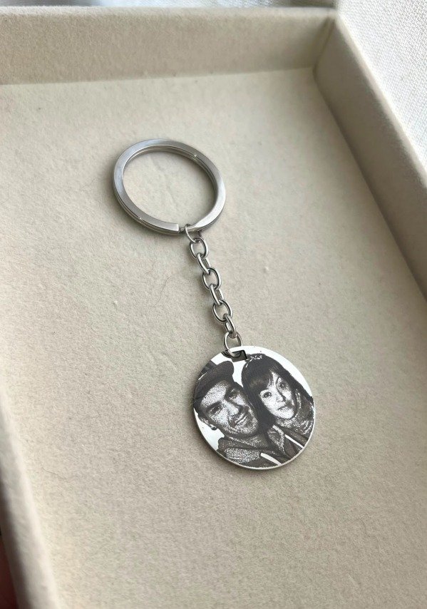 Producto - Llavero circulo 3cm REALISMO personalizado