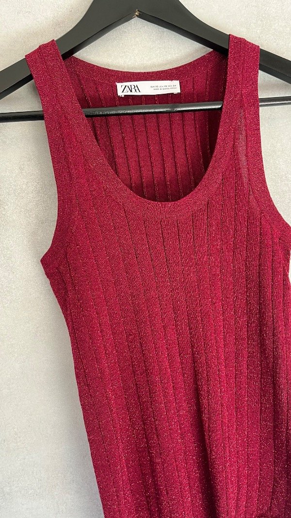 Producto - Top punto metalizado Zara - 3