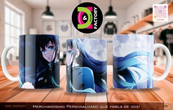 Producto - Taza Demon Slayer - TZ-RT-BL-11OZ-512-ANM-DS