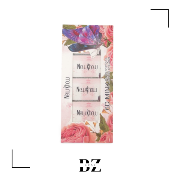 Producto - PESTAÑAS X 10 PCS SURTIDAS N.SHOW 6D MINK CILIOS POST NATURE 1640-1