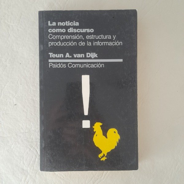 Producto - La noticia como discurso - van Dijk