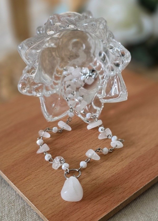 Producto - Collar Aura de Cuarzo Blanco - 0