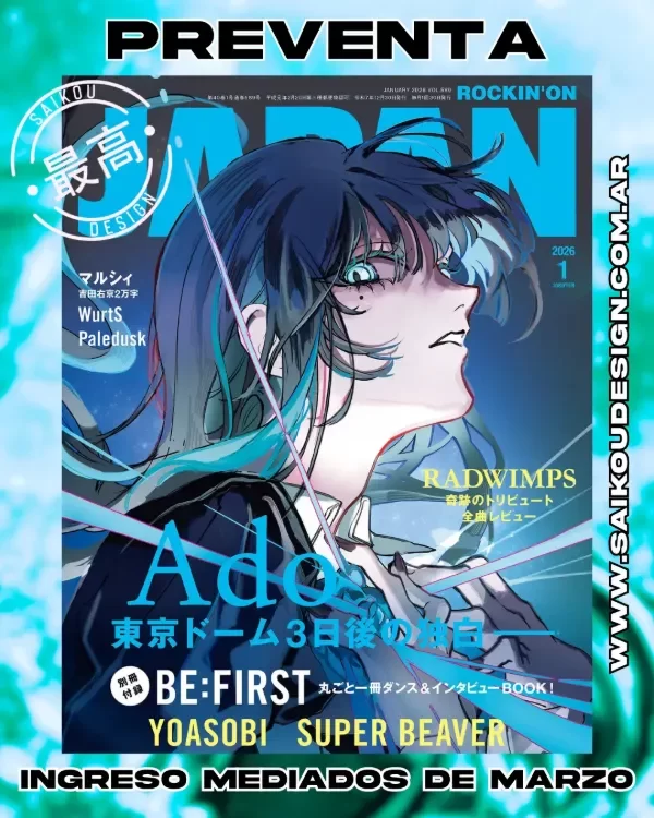 Producto - [PREVENTA] Revista Rockin on Japan - Portada especial ADO y articulo especial