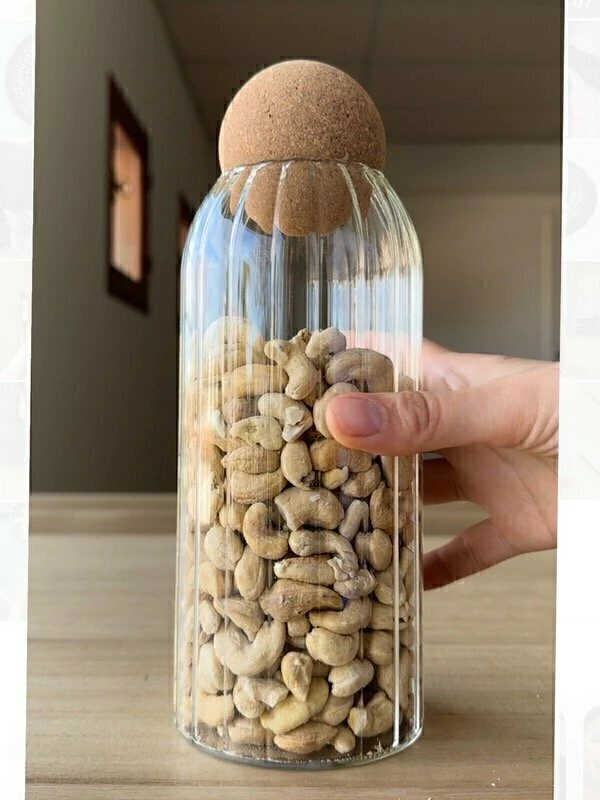 Producto - FRASCO VIDRIO ESFERA DE CORCHO 1000ML