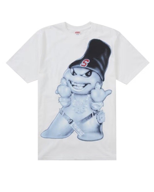 Producto - TEE SUPREME SNOWMAN WHITE TEE