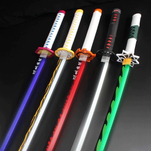 Producto - Katanas con funda y LUZ  kimetsu no Yaiba -(Ingrese para elegir)