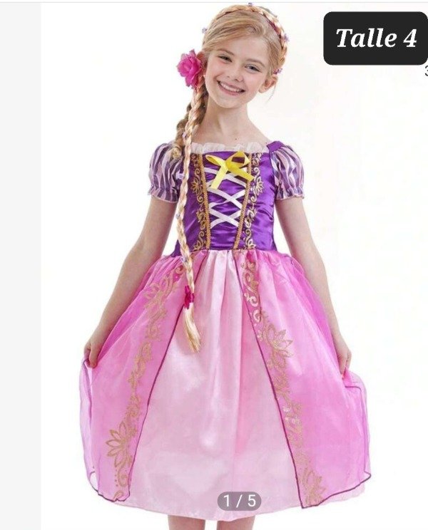 Producto - Disfraz rapunzel talle 4