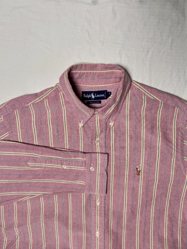 Camisa Oxford Polo Ralph Lauren Rosa T. L — imagen 2
