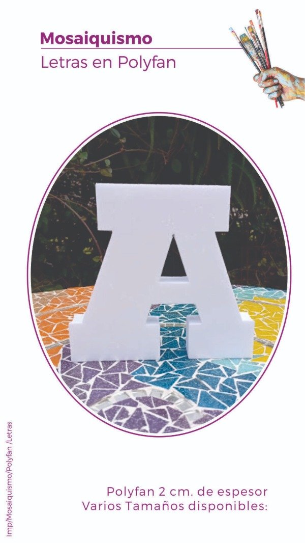 Producto - Letra A Polyfan