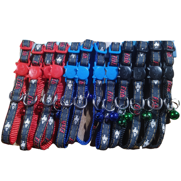 Producto - Collar Para Gatos Con Cascabel Sonoro Broche Click Ajustable - 4